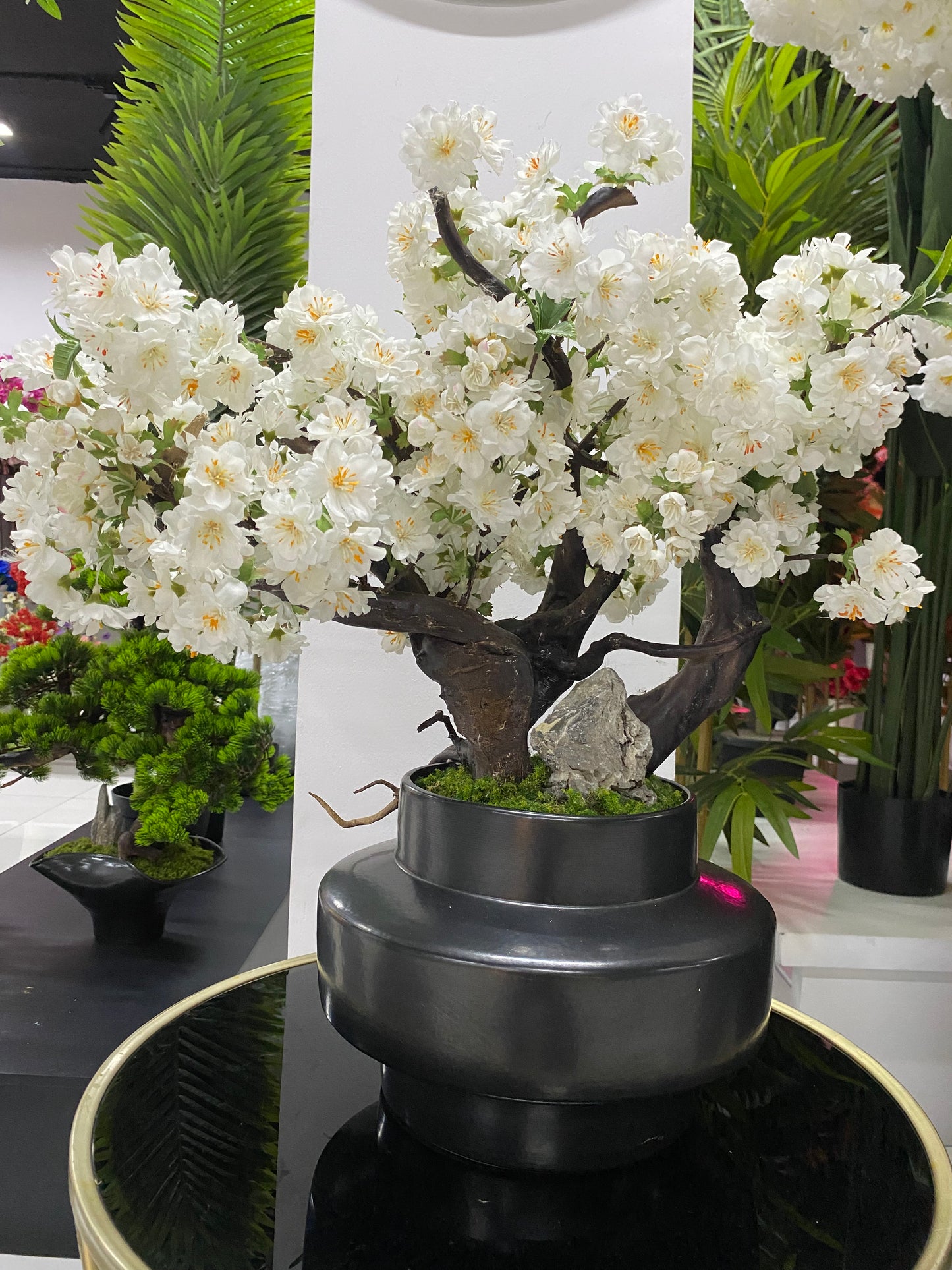 60cm White Cherry Blossom Artificial tree