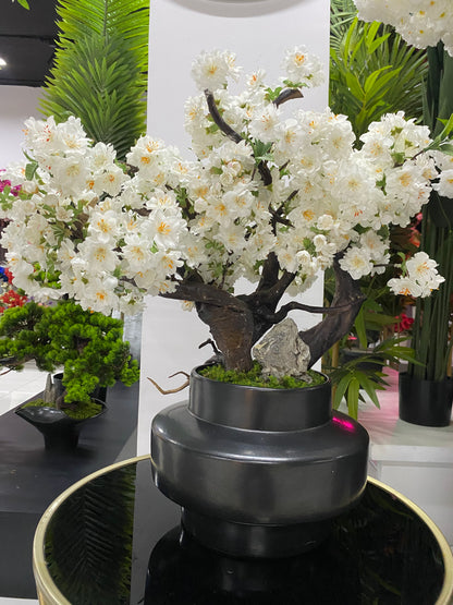 60cm White Cherry Blossom Artificial tree