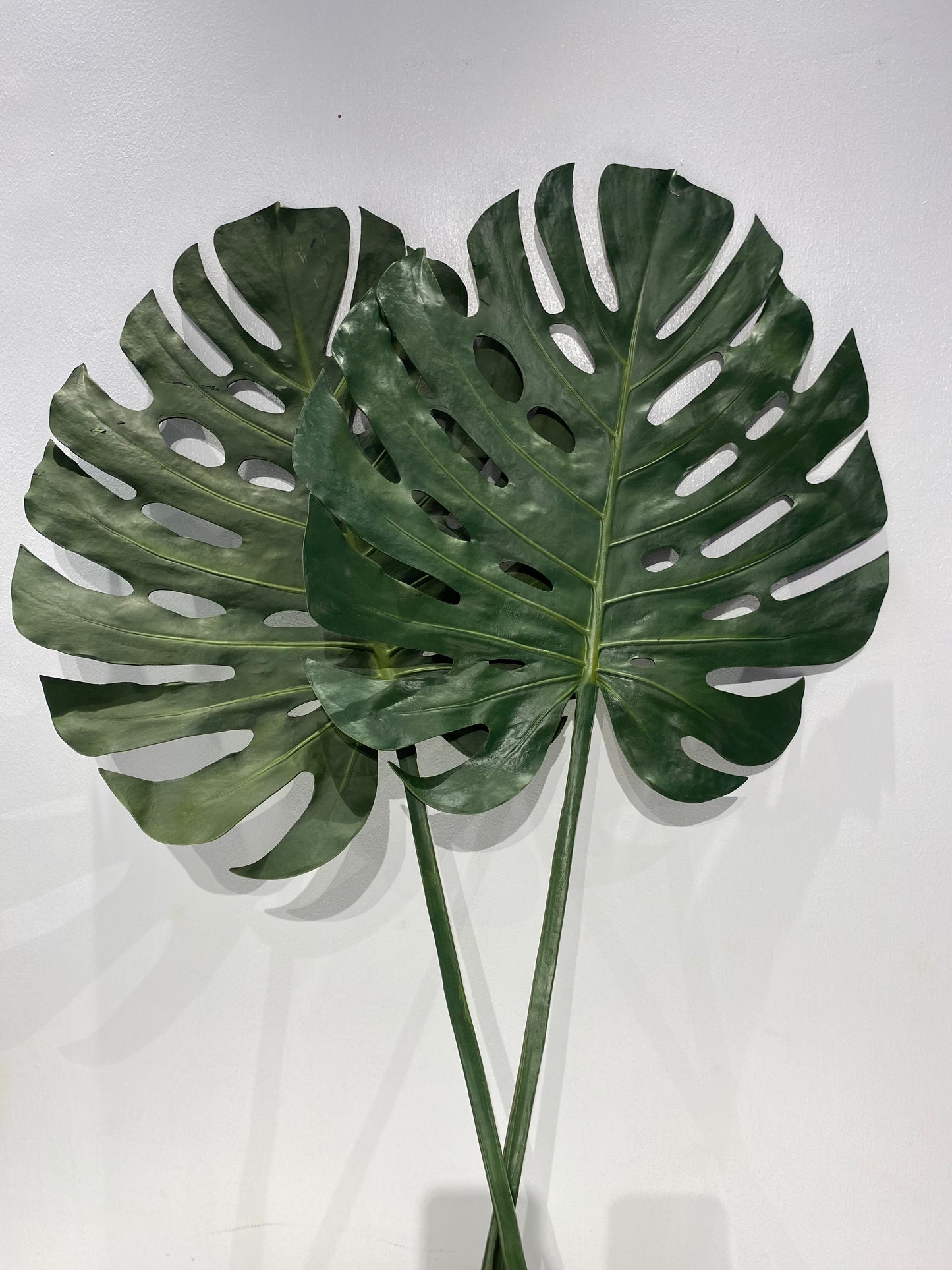 Bold Artificial Monstera Leaf Stem