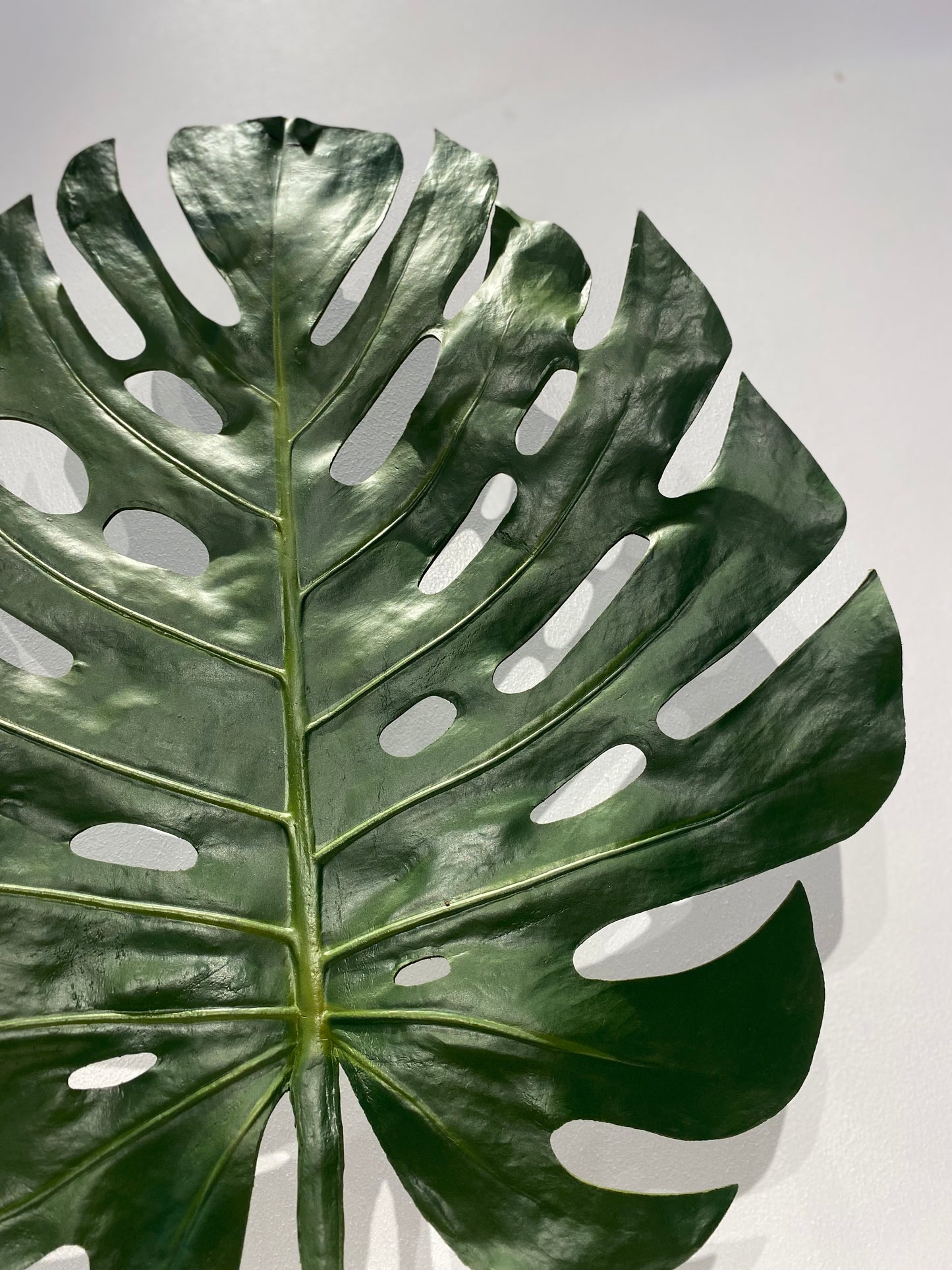 Bold Artificial Monstera Leaf Stem