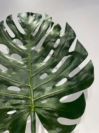 Bold Artificial Monstera Leaf Stem
